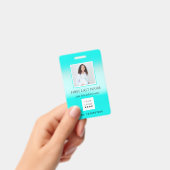 バーコード 写真 ID番号 健康 療法 看護師 医師 バッジ (手持ち)