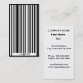 バーコード 名刺 (正面/裏面)