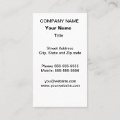 バーコード 名刺 (裏面)