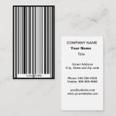 バーコード 名刺 (正面/裏面)