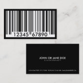バーコード 名刺 (正面/裏面)