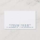 バーコード-青 名刺 (裏面)