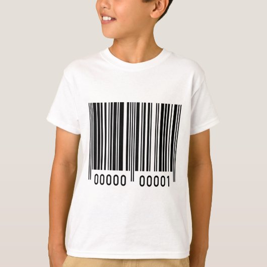 バーコード Tシャツ (正面)