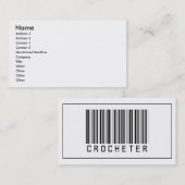 バーコードCrocheter 名刺 (正面/裏面)