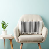 バーコードLeetspeak – エスケープする必要がある ランバークッション (椅子)