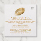 *~*バーコードQRコード事業有償ギフトラベル フェイバータグ (裏面)