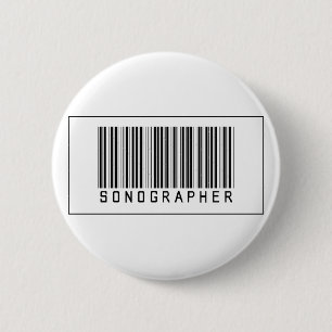 バーコードSonographer 缶バッジ