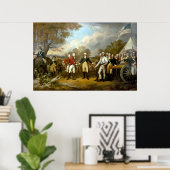 バーゴイン将軍の降伏 ポスター (ホームオフィス)