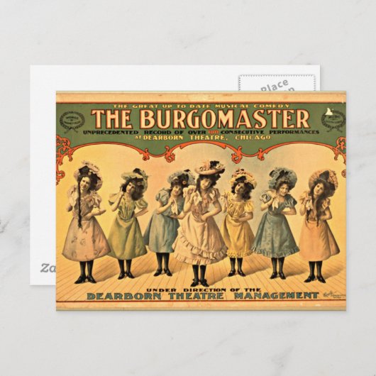 バーゴマスターヴィンテージ劇場ポスター ポストカード (正面/裏面)