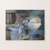 バーサウェグマン-女性裁縫インアンインテリア ジグソーパズル (横)