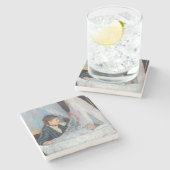 バーザモリソット – ザ・クレードル ストーンコースター (横)