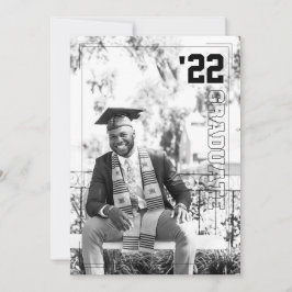 バーシティスポーツテーマ | 2写真卒業パーティー 招待状