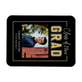 バーシティプライド編集可能カラー卒業マグネット マグネット (横)