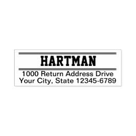 バーシティ差出人住所 セルフインキングスタンプ