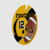 バーシティ·フットボール選手 オーナメント (正面)