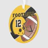 バーシティ·フットボール選手 オーナメント (正面)