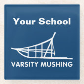 バーシティ・マッシング ガラスコースター (正面)