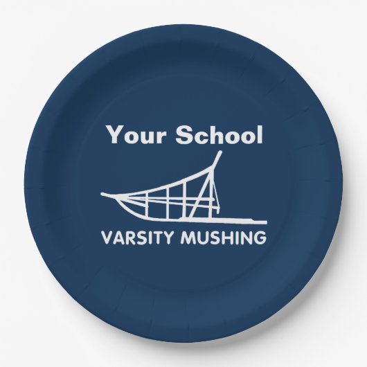 バーシティ・マッシング ペーパープレート (正面)