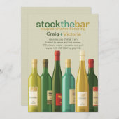 バーシャワー招待状 招待状 (正面/裏面)