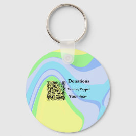 バーシンプルミニマルコー寄付金の追加venmo paypal キーホルダー