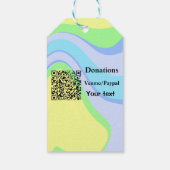 バーシンプルミニマルコー寄付金の追加venmo paypal ギフトタグ (裏面)