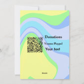 バーシンプルミニマルコー寄付金の追加venmo paypal シーズンカード (裏面)