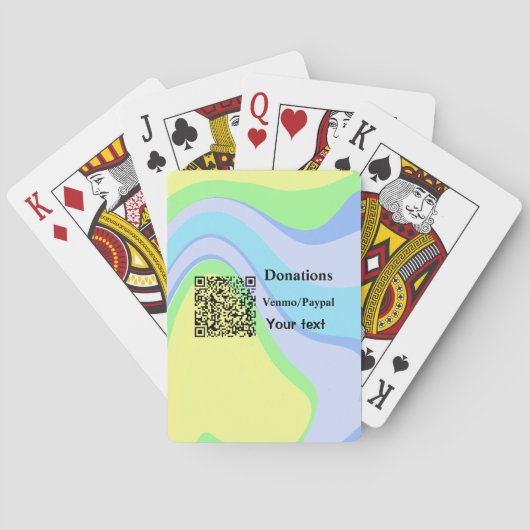 バーシンプルミニマルコー寄付金の追加venmo paypal トランプ (裏面)