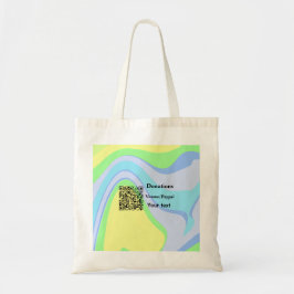 バーシンプルミニマルコー寄付金の追加venmo paypal トートバッグ