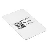 バーシンプルミニマルコー寄付金の追加venmo paypal マグネット (右側)