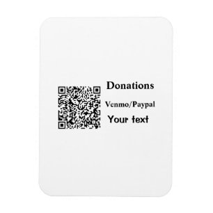 バーシンプルミニマルコー寄付金の追加venmo paypal マグネット
