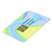 バーシンプルミニマルコー寄付金の追加venmo paypal マグネット (左側)