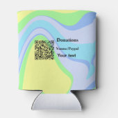 バーシンプルミニマルコー寄付金の追加venmo paypal 缶クーラー (裏面)