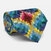 バージェロ刺カラフルしゅうボホシックパターン ネクタイ (ロール)