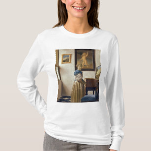 バージナルに立っている女性c.1672-73 tシャツ