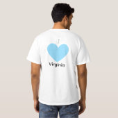 バージニアが好き Tシャツ (裏面フル)