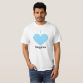 バージニアが好き Tシャツ (正面フル)