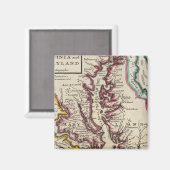 バージニアとメリーランド マグネット (正面/裏面)