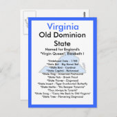 バージニアについて ポストカード (正面/裏面)