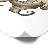 バージニアのウィリアム・ボール大佐のコート・オブ・アームズ ポスター (角)