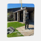 バージニアのシェナンドア国立公園 セラミックオーナメント (右)