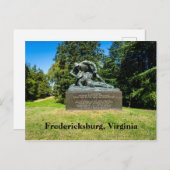バージニアのフレデリックスバーグ戦場 ポストカード (正面/裏面)