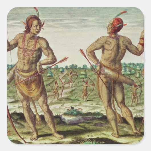 バージニアの住民 スクエアシール (正面)