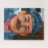 バージニアの列車の運転手の風刺画。 ジグソーパズル (横)