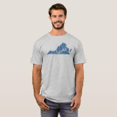 バージニアの木目調 Tシャツ (正面フル)