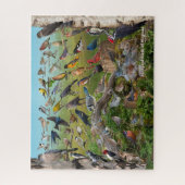 バージニアの裏庭の鳥 ジグソーパズル (縦)