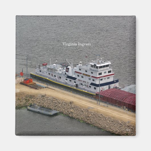 バージニアイングラム磁石 マグネット (正面)