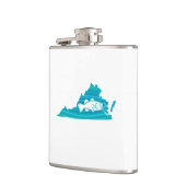 バージニアウェーブ魚釣り フラスク (左)