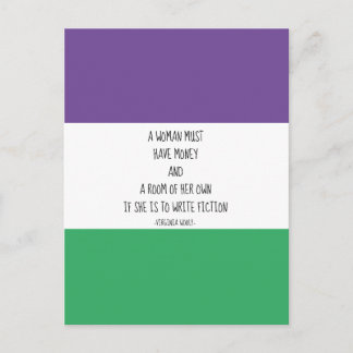 バージニアウルフ引用文はがき ポストカード