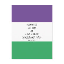 バージニアウルフ引用文はがき