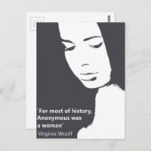 バージニアウルフ引用文 ポストカード (正面/裏面)